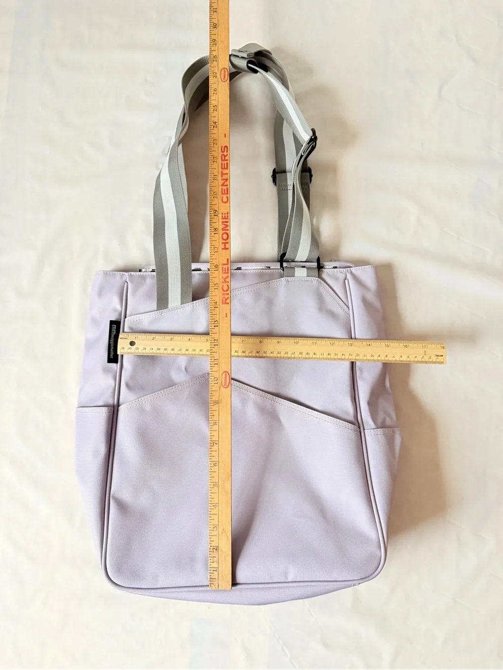maggie mather MM tennis Tote Bag Light Purple water repellent nWOT